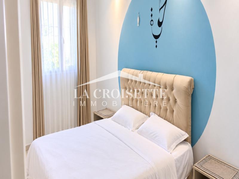 Appartement meublé S+2 vue sur mer à La Marsa